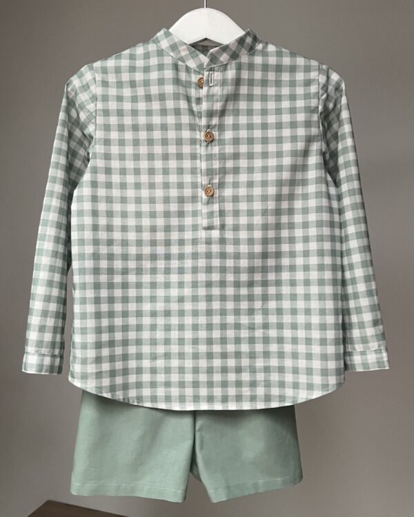 Camisa cuello Mao
