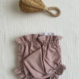 Cubrepañal lino rosa (con forro)