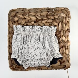 cubrepañal reversible gris