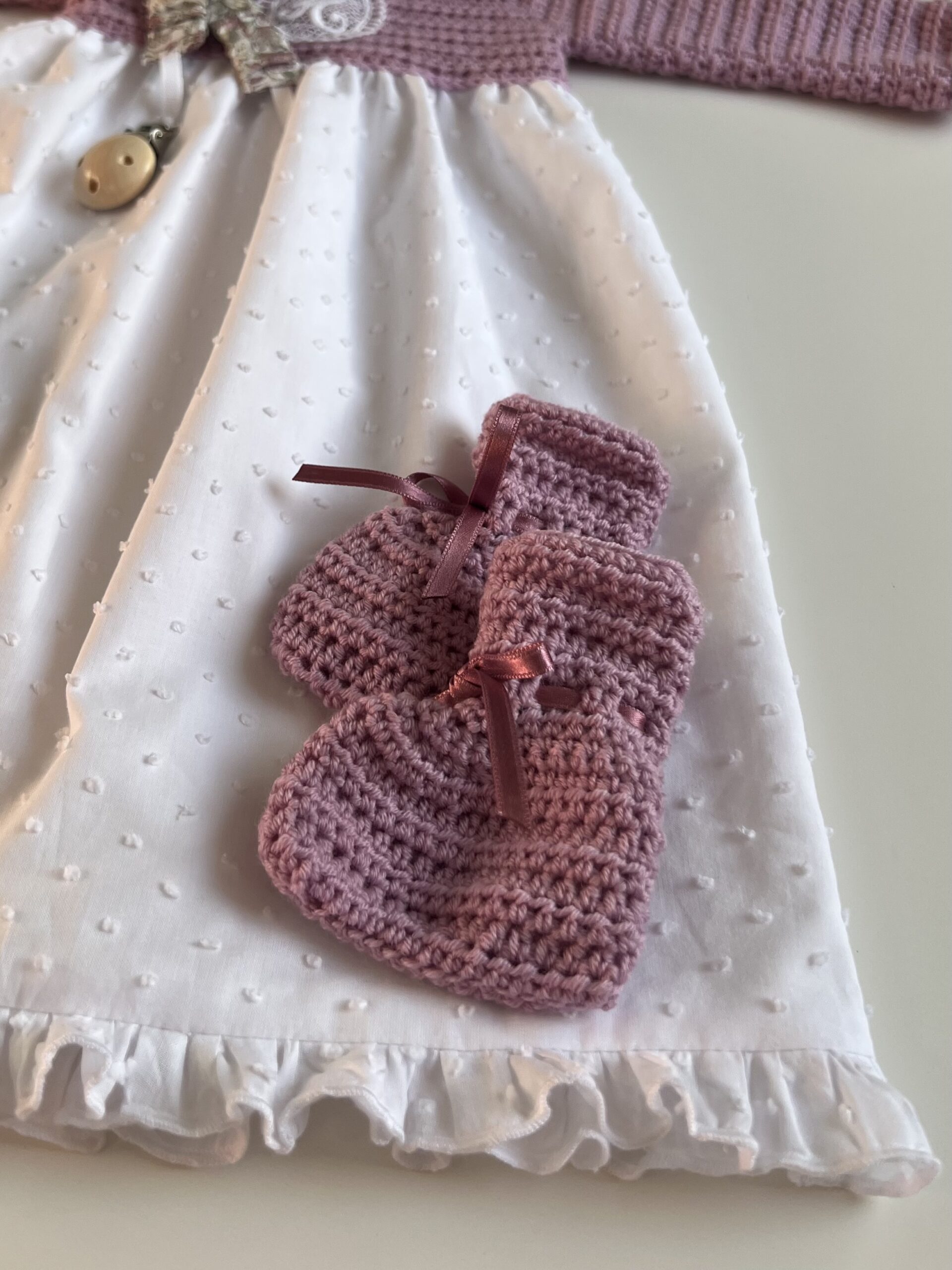 Patucos bota lisos - Imagen 3