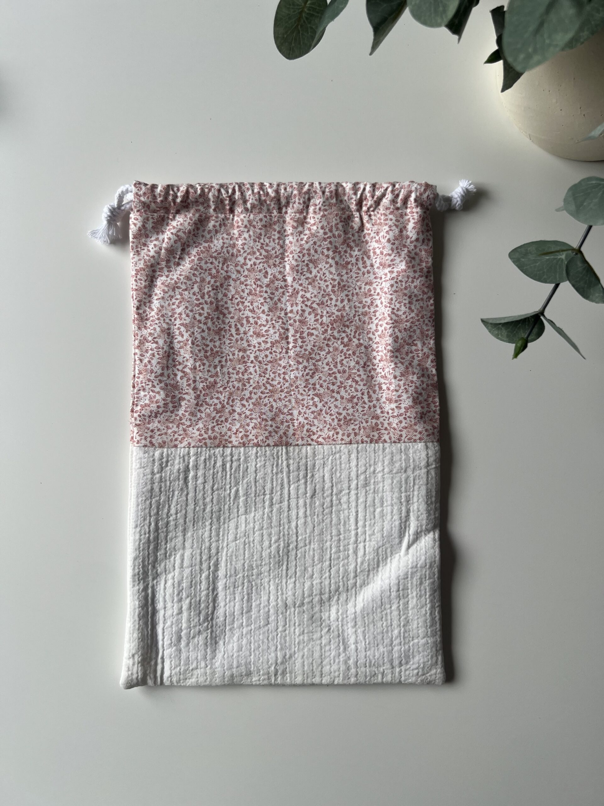Bolsa multiusos flores rosas - Imagen 4