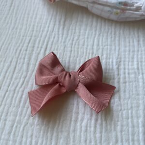 Lazo grosgrain salmón